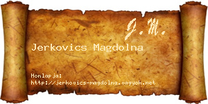 Jerkovics Magdolna névjegykártya